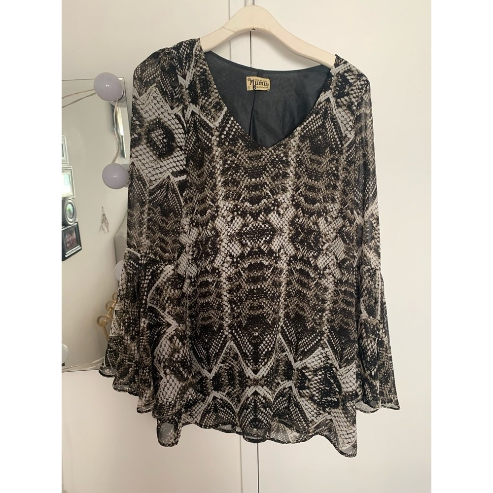 Show Me Your Mumu Snakeskin Shift Dress